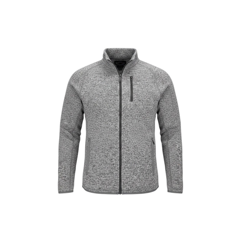 Grunt Style Full Zip Fleece Sweater Jacket Heather Gray Men's S NWT Sport Casual